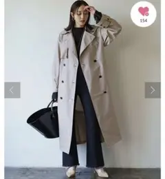 【Loungedress】シャンブレートレンチコート