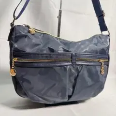 【PHANUEL】フォヌエル ショルダーバッグ ナイロン 撥水軽量 迷彩柄 美品
