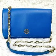 【美品・希少✨】トリーバーチ チェーンショルダー ウォレット バイカラー
