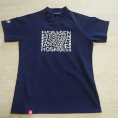 ROSASEN モックネックシャツ　 M ネイビー