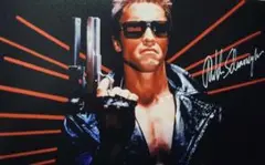 アーノルド・シュワルツェネッガー直筆サイン入り2Lサイズ写真… アーノルド・シュワルツェネッガー 直筆オートグラフ | オート