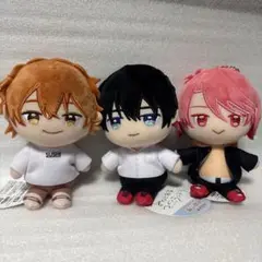 みなと商事コインランドリー　ぬいぷりけ　おすわり　ぬいぐるみ　3個セット　ラスト