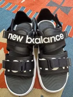 new balance スポーツサンダル ブラック