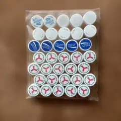 ペットボトルキャップ　白系　35個