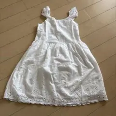 GAP KIDS ホワイト ノースリーブワンピース S