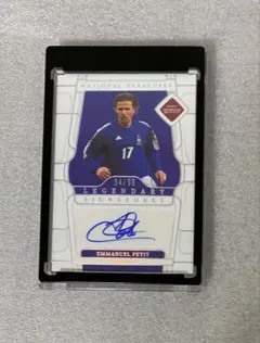 /99 Auto Emmanuel Petit 2022 Panini