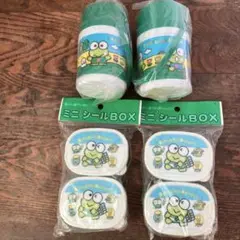 ☆けろけろけろっぴ ミニ水筒　シールボックス☆