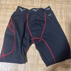 Mizuno スライディングパンツ S 黒/赤