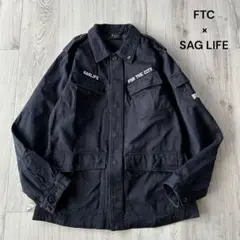 FTC×SAG ミリタリージャケット 黒 XL スケーター スケボー