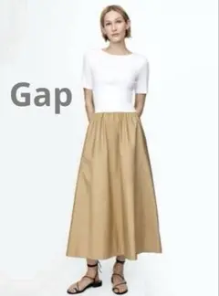 新品 ♡GAP♡ 25ss ミックスメディア モダンリブ マキシワンピース