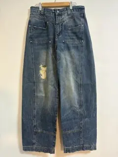 LOUIS VUITTON 24AW ウォッシュド デニム ワークパンツ