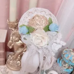 ドール用ミニ麦わら帽子￤(MDD MSD 幼SD)
