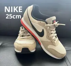 NIKE ランニング　running ローカット　スニーカー　ベージュ　オレンジ