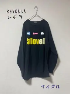 REVOLLA レボラ　ペイント　ロゴトレーナー　XL