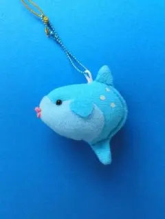 BBCおともだちマスコット、マンボウ★携帯ストラップアクセサリー★新品即納！