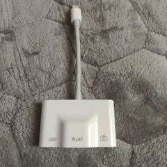 Lightning RJ45 USBアダプター