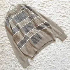 『CROCODILE』 クロコダイル (M) ウールブレンドニット セーター