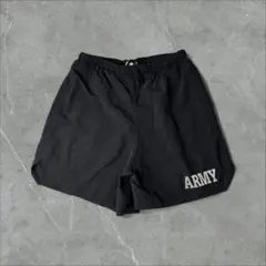 U.S.ARMY リフレクター ナイロン トレーニングショーツ L ブラック