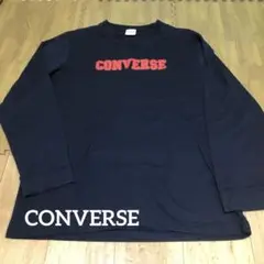 CONVERSE 長袖カットソー L ネイビー(Mより)