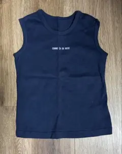 COMME CA DU MODE タンクトップ 90cm ネイビー