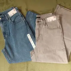 【新品未使用】ユニクロ ワイドストレートジーンズ 76 まとめ売り