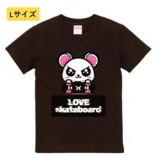 n323【新品未使用】プリント Tシャツ スケボー マウス メンズ Lサイズ