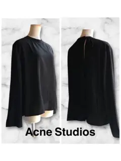 Acne Studios 黒 長袖 シャツ バックオープン　状態説明必読