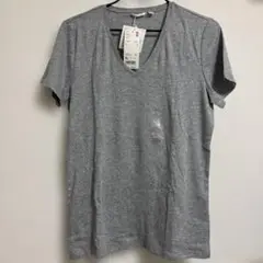 no.1520 ユニクロ プレミアムコットンVネックT