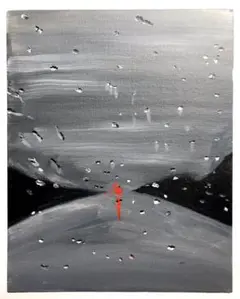 アクリル画 無題 84 風景