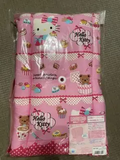 希少　サンリオ　キティ　防災頭巾　椅子に付けれる専用ケース付き　2006年 サンリオハローキティ日本製難燃ポリエステル使用防災頭巾新品未