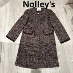早い者勝ち！Nolley's ブラウンツイード チェスターコート　ノーリーズ
