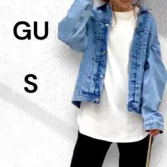 【ジーユー】ラウンドヘムロングスリーブＴ　オフホワイトS
