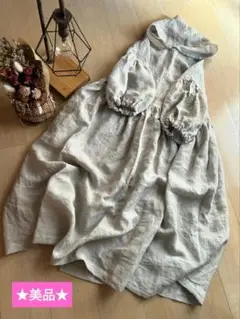 ★美品★　akenonomama ワンピース　ハンドメイド　作家