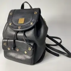 MCM エムシーエム リュック バックパック レザー ブラック
