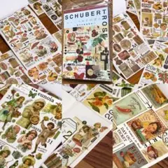 ●海外文具F-15●デザインいっぱい♡ヴィンテージステッカー