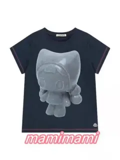 coyseioキャラクターグラフィックTシャツ ネイビー