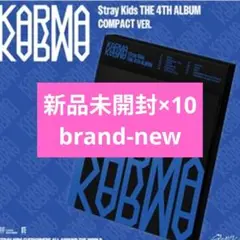 【新品未開封】Stray Kids KARMA COMPACT 10枚 スキズ