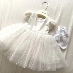 モナリザ ベビードレス 靴下セット 6M セール