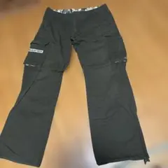 メンズ　adidas カーゴパンツ サイズL カーキ