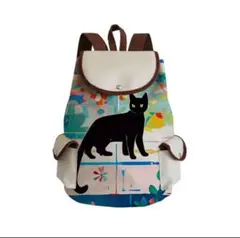 (新品)リュック猫柄