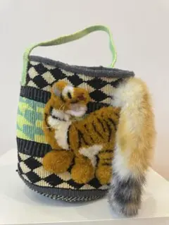 新品 CAT IN DA HOUSE！ クロネコキンチャク バッグ CAT IN DA HOUSE！】クロネコキンチャク バッグ 巾着 黒 猫