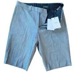 未使用タグ付き　Theory グレー ショートパンツ　28
