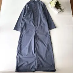 【美品/23SS】ミディウミソリッド ノーカラー ジャンプスーツ オールインワン