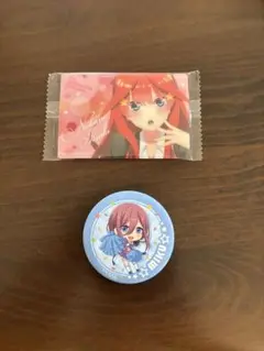 五等分の花嫁　缶バッチ　カード