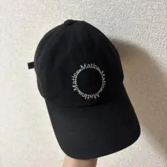 日本未発売 マーティンキム マカロンロゴボールキャップ ブラック Matin Kim】♪♪MACARON LOGO BALL CAP♪♪ (Matin Kim/キャップ