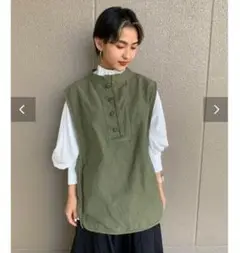 【FREAK'S STORE】カーキ色 ミリタリーベスト