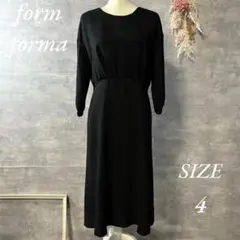 form forma ブラックフォーマルワンピース　大きいサイズ　4