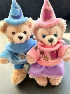 東京ディズニーシー 10周年 ダッフィーシェリーメイ ぬいぐるみバッジ2点セット