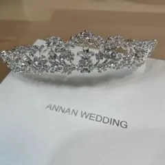 アンナンウェディング ANNAN WEDDING 横幅広めティアラT50 楽天市場】【横幅広めのティアラ】【横までしっかりデザインが