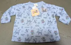 【新品未使用】だだんだん 長袖Tシャツ 90cm 水色
